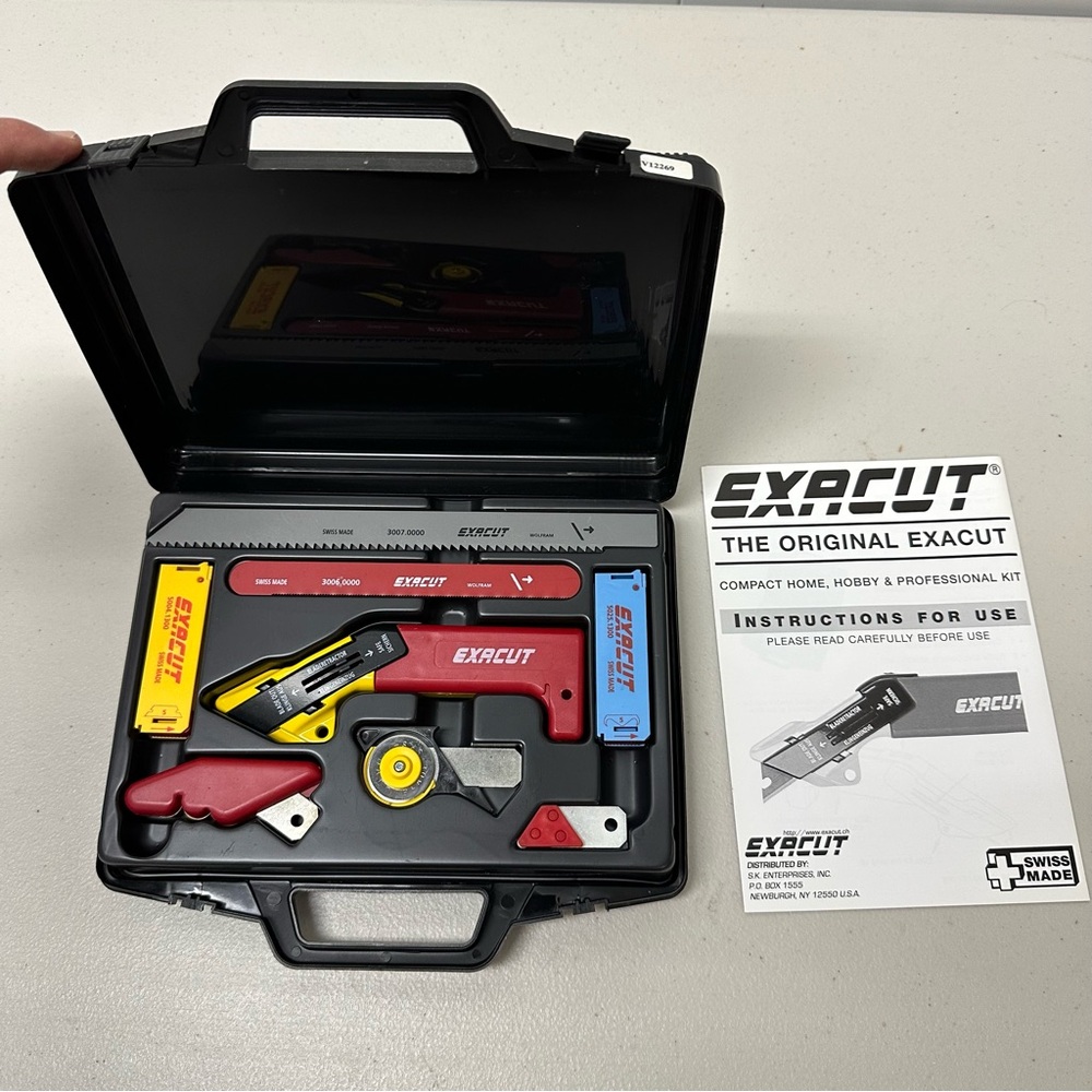 Exacut DIY Compact Home, Hobby & Professional Cutting Kit w/ Case